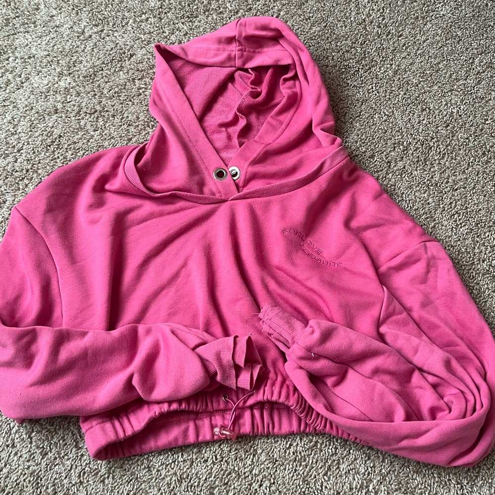 For love and lemons cropped sweatshirt